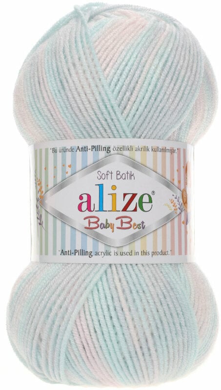 Fios para tricotar Alize Baby Best Batik 6623