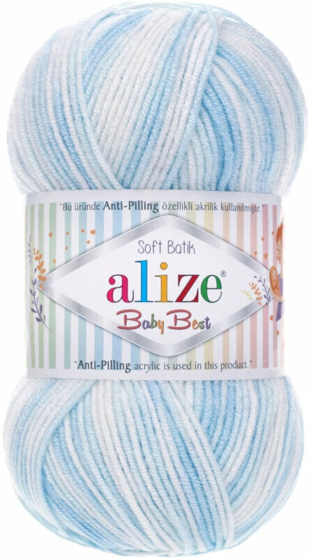 Pređa za pletenje Alize Baby Best Batik 6669