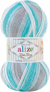 Knitting Yarn Alize Baby Best Batik 7264 - 1