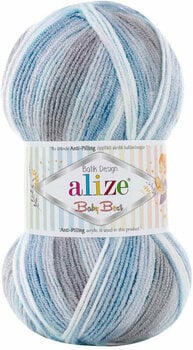 Knitting Yarn Alize Baby Best Batik 7540 - 1
