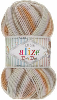 Knitting Yarn Alize Baby Best Batik 7541 - 1