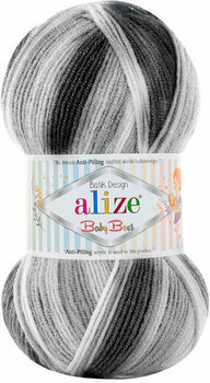 Fios para tricotar Alize Baby Best Batik 7542 - 1