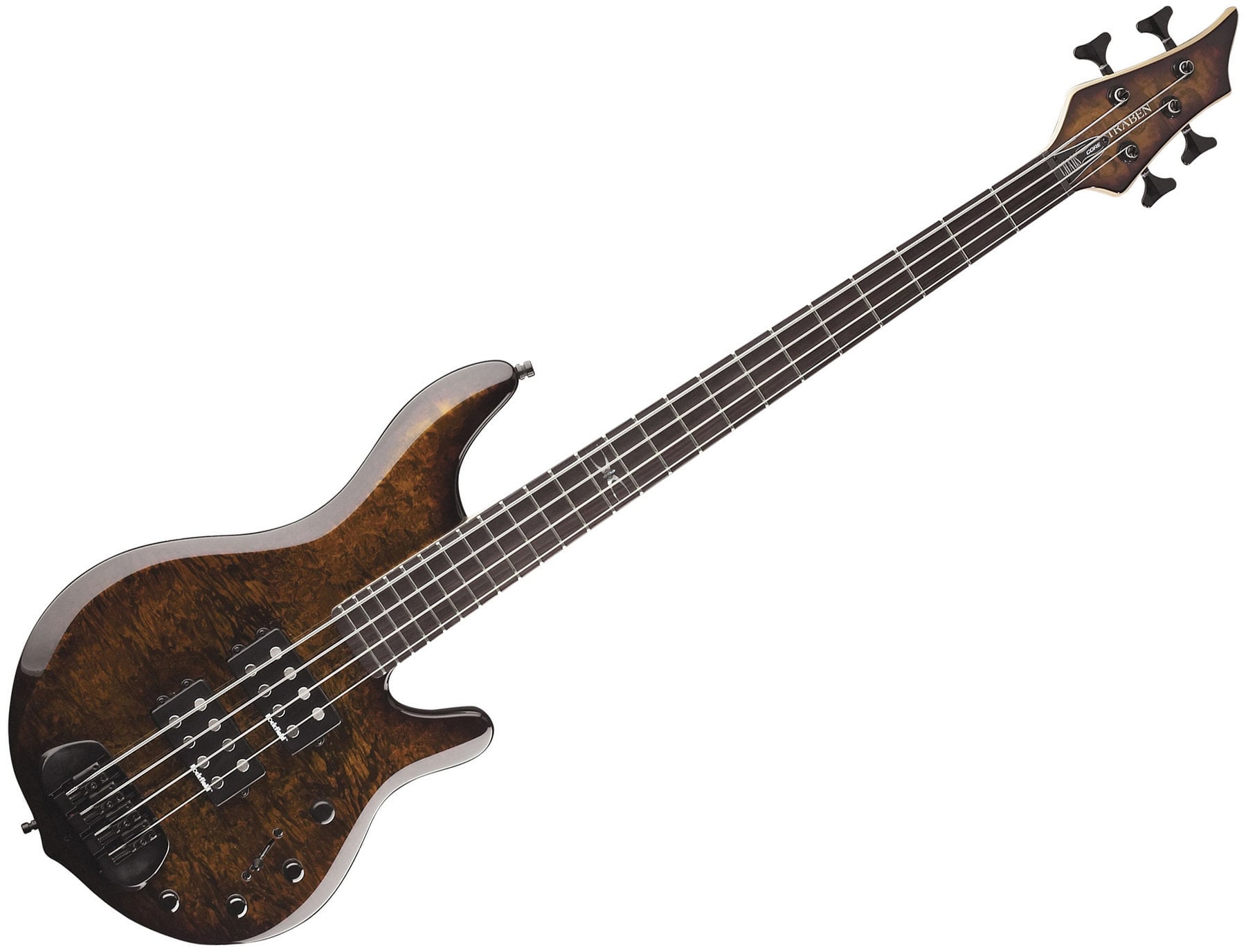 Električna bas gitara Traben Chaos Core Whisky Burl