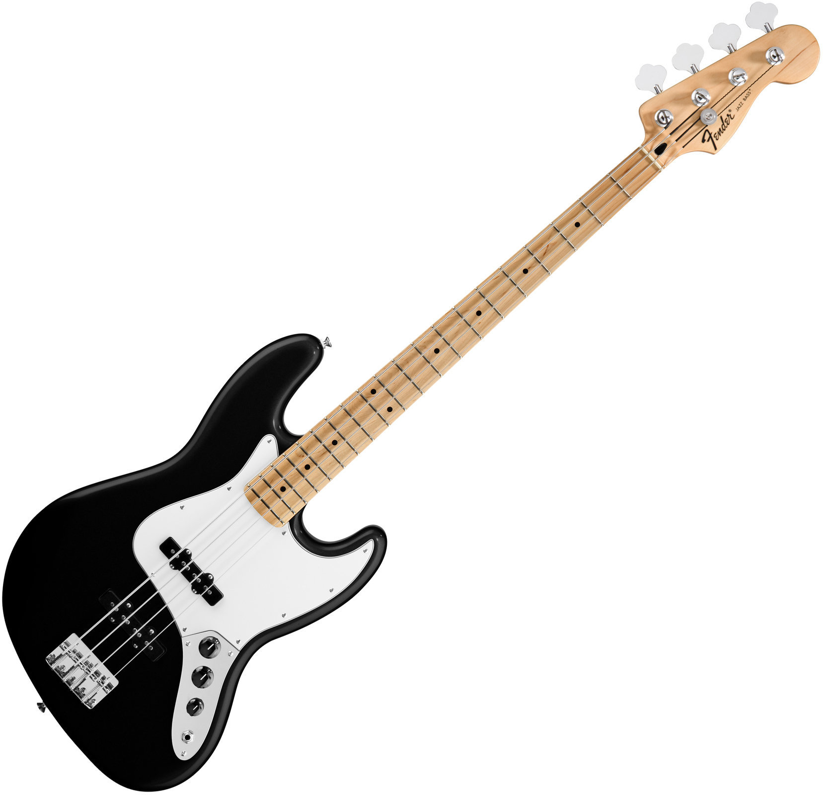 Elektrische basgitaar Fender Standard Jazz Bass MN Black