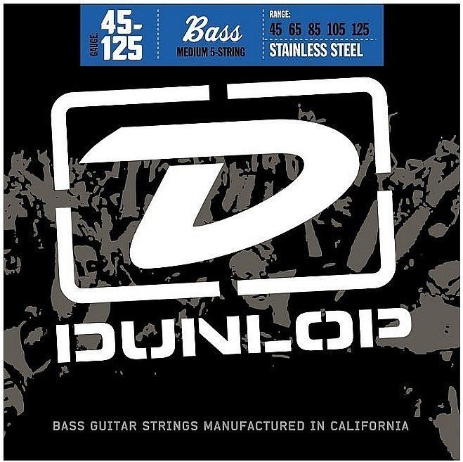 Struny do gitary basowej 5-strunowej Dunlop DBS 45125