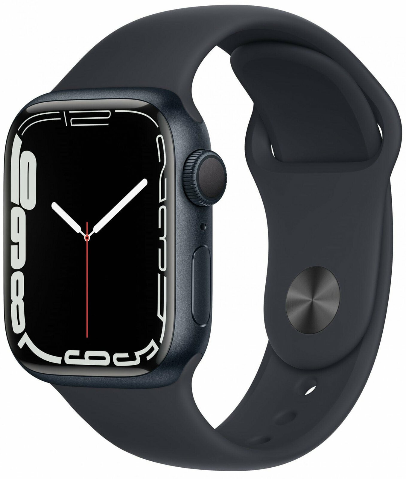 Zegarek smart Apple Watch Series 7 GPS, 41mm Midnight Aluminium Case