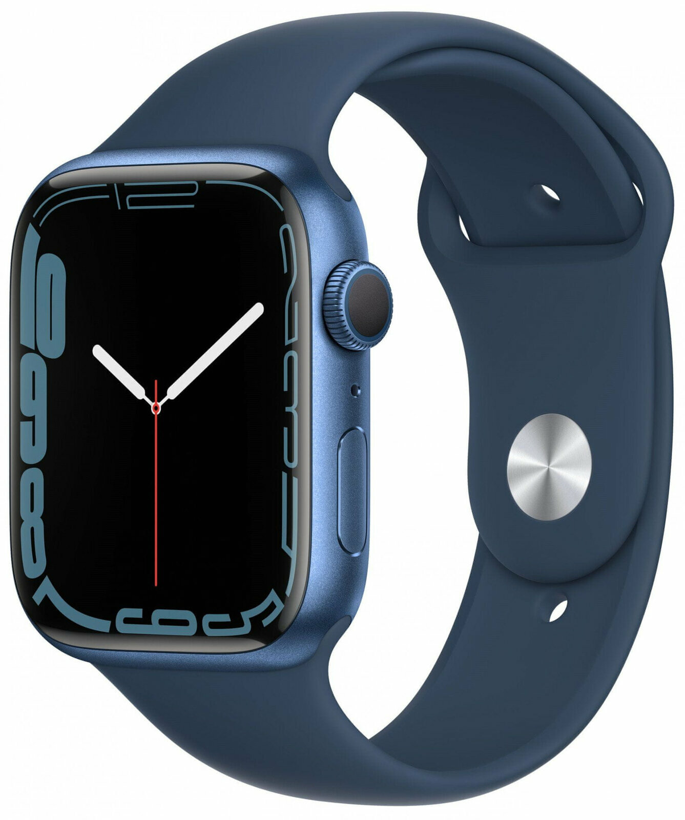 Smart ura Apple Watch Series 7 GPS, 45mm Blue Aluminium Case