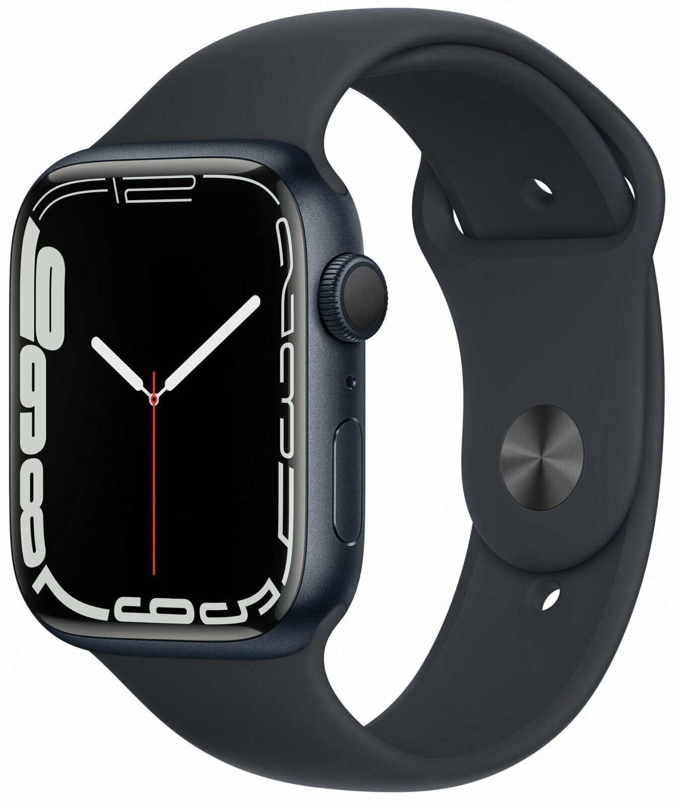 Смарт часовници Apple Watch Series 7 GPS, 45mm Midnight Aluminium Case
