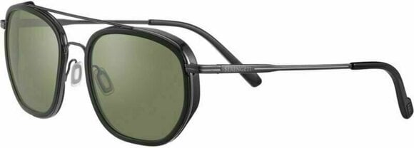 Életmód szemüveg Serengeti Boron Shiny Black/Shiny Dark Gunmetal/Mineral Polarized L Életmód szemüveg - 1