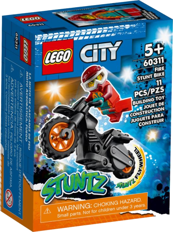 LEGO City Stunt Bike Motorcycle With Minifigure Gift 