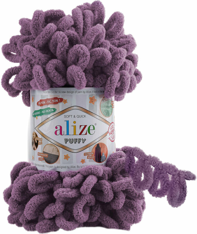 Fios para tricotar Alize Puffy 437
