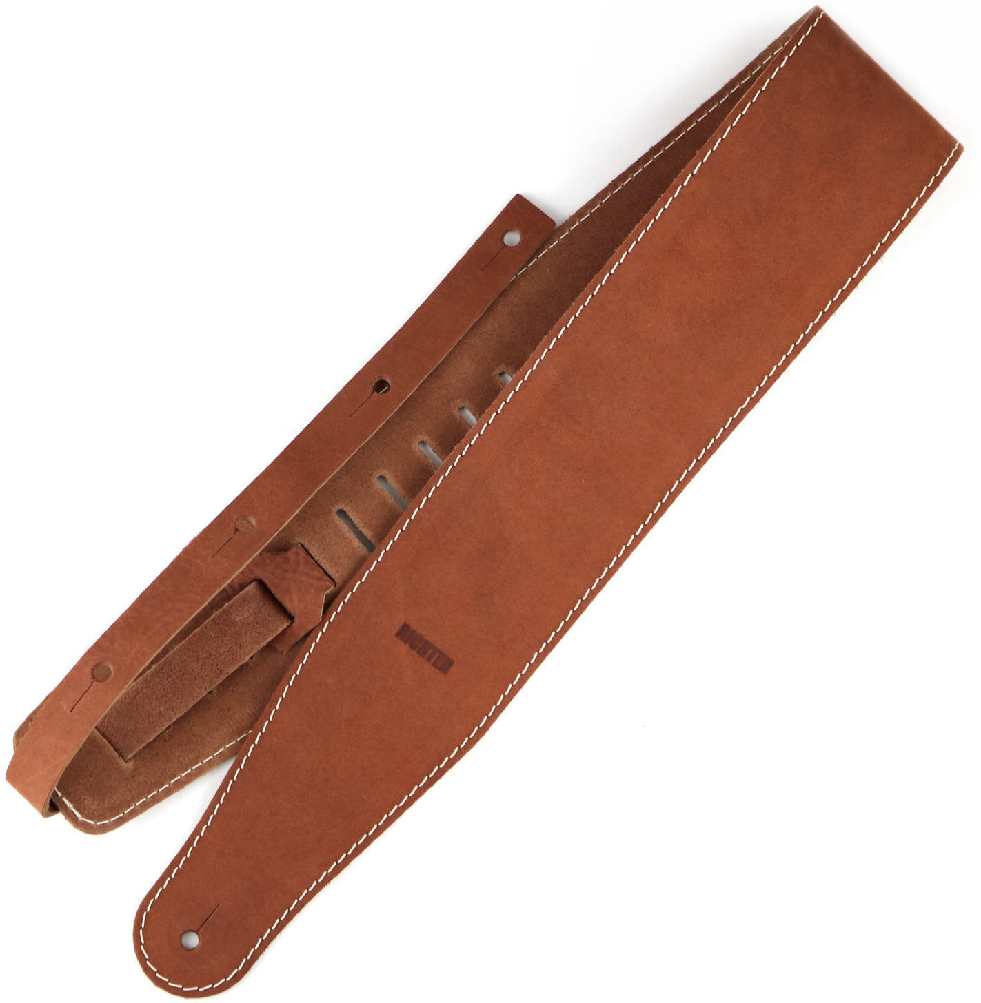 Kytarový pás Richter Raw III Waxy Suede Brown