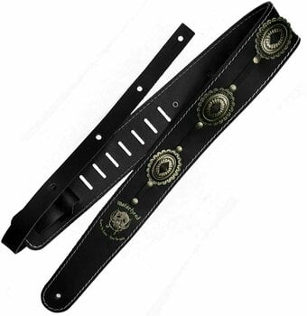 Courroie de guitare Richter Motörhead Concho Strap Black / Old Silver - 1