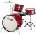 Junior Drum Set Stagg TIMJR3-16B Junior Drum Set Red Red