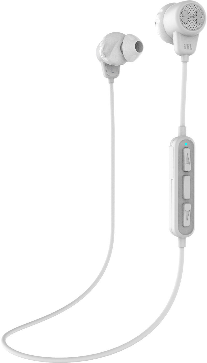 Trådløse on-ear hovedtelefoner JBL Under Armour Sport Wireless White