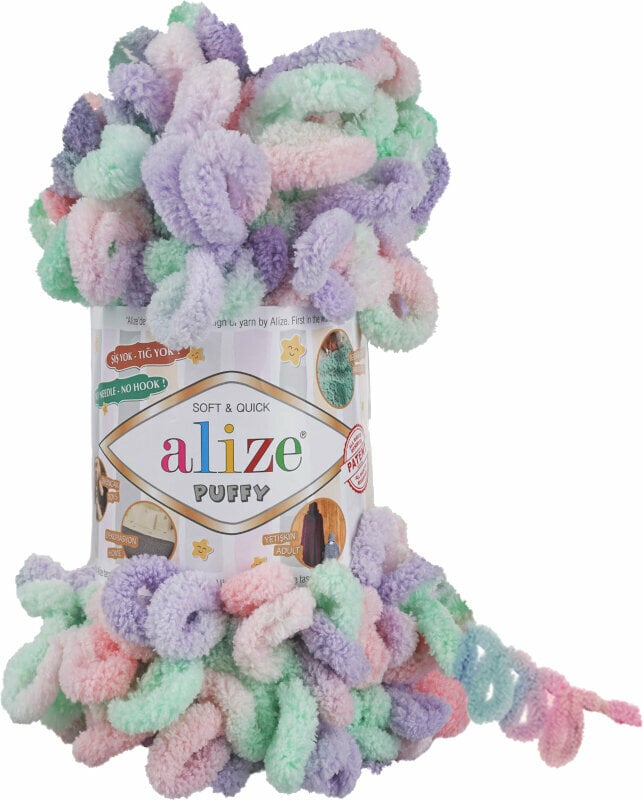 Knitting Yarn Alize Puffy Color 5938