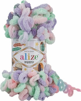 Knitting Yarn Alize Puffy Color 5938 - 1