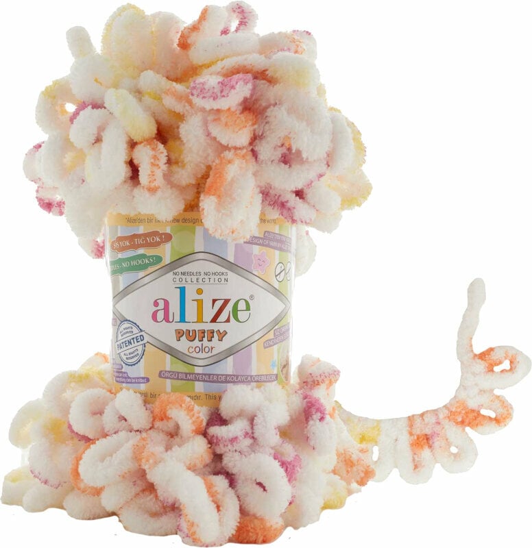 Pletací příze Alize Puffy Color 6244 Pletací příze