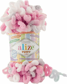 Fios para tricotar Alize Puffy Color 6370 - 1