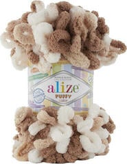 Fil à tricoter Alize Puffy Color 6398 Fil à tricoter