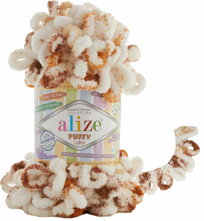 Fil à tricoter Alize Puffy Color 7502 Fil à tricoter