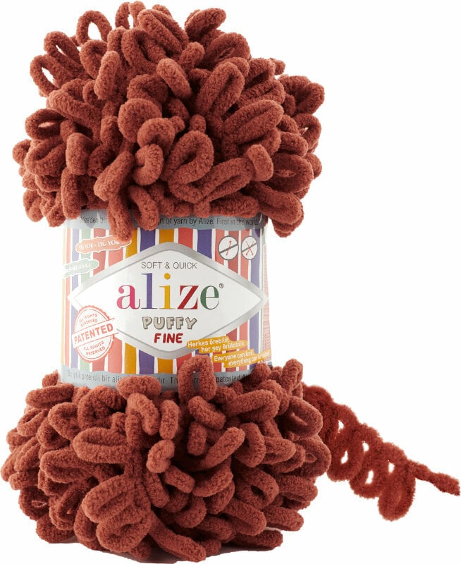 Fios para tricotar Alize Puffy Fine 90
