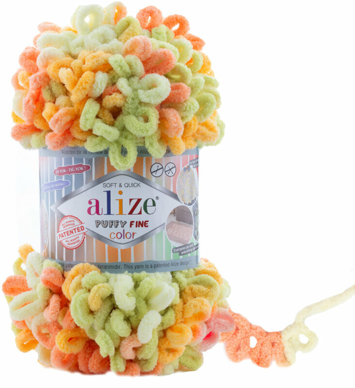 Strickgarn Alize Puffy Fine Color 6313 Strickgarn