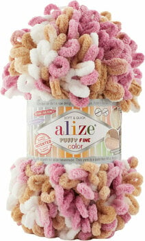 Knitting Yarn Alize Puffy Fine Color 6402 - 1
