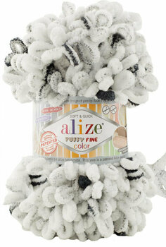 Knitting Yarn Alize Puffy Fine Color 7646 - 1