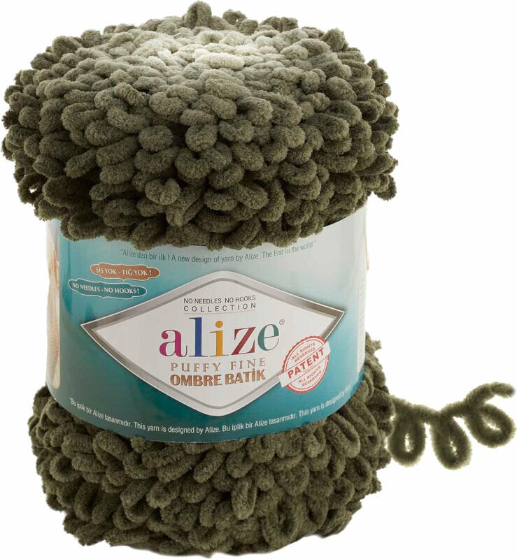 Knitting Yarn Alize Puffy Fine Ombre Batik 7299 Knitting Yarn