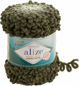 Knitting Yarn Alize Puffy Fine Ombre Batik 7299 Knitting Yarn - 1