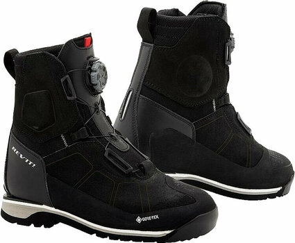 Motoristični čevlji Rev'it! Boots Pioneer GTX Black 45 Motoristični čevlji - 1
