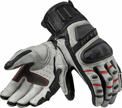 Handschoenen Rev'it! Gloves Cayenne 2 Black/Silver M Handschoenen - 1