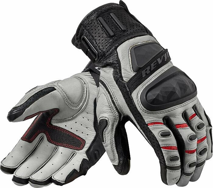 Rukavice Rev'it! Gloves Cayenne 2 Black/Silver XL Rukavice