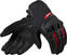 Luvas para motociclos Rev'it! Gloves Duty Black/Red 2XL Luvas para motociclos