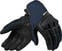 Luvas para motociclos Rev'it! Gloves Duty Black/Blue XL Luvas para motociclos