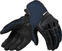 Motorcycle Gloves Rev'it! Gloves Duty Black/Blue 3XL Motorcycle Gloves