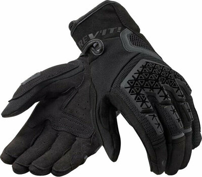 Motorcycle Gloves Rev'it! Gloves Mangrove Black S Motorcycle Gloves - 1