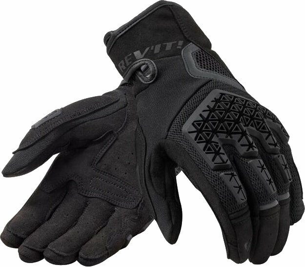 Motoristične rokavice Rev'it! Gloves Mangrove Black 4XL Motoristične rokavice