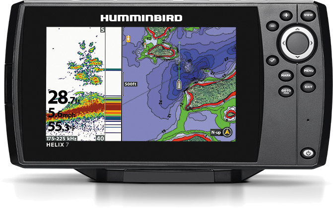 Fishfinder-kaikuluotain Humminbird Helix 7x Chirp GPS G2