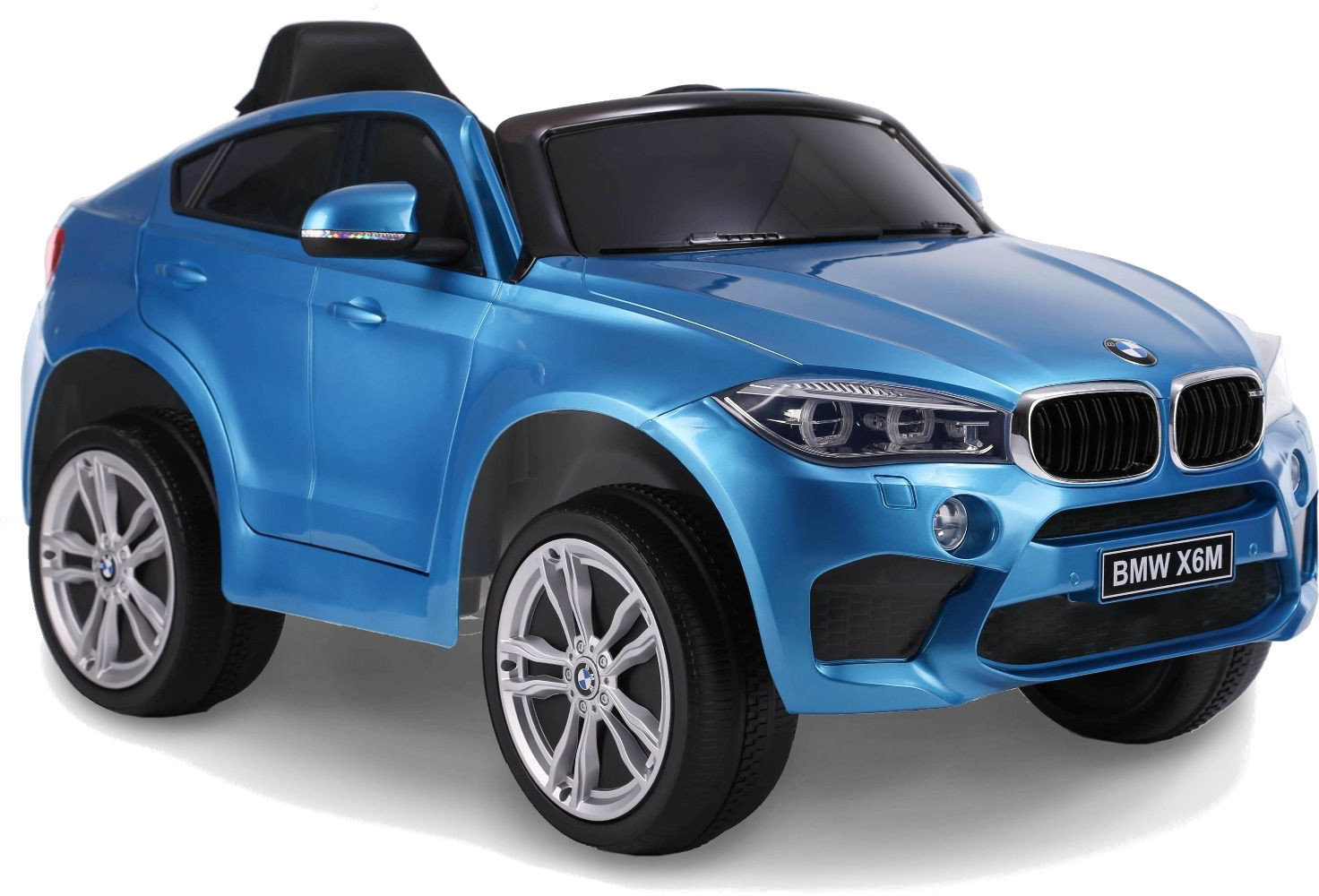 Auto giocattolo elettrica Beneo BMW X6M Blue Paint Auto giocattolo elettrica
