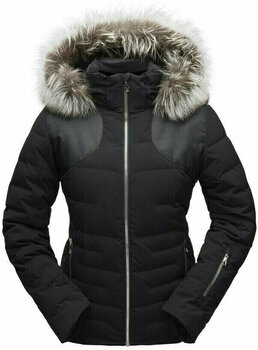 Ski-jas Spyder Falline Real Fur Womens Jacket Black/Black 6 - 1