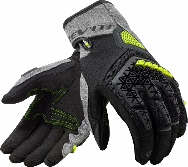 Motorcycle Gloves Rev'it! Gloves Mangrove Silver/Black S Motorcycle Gloves
