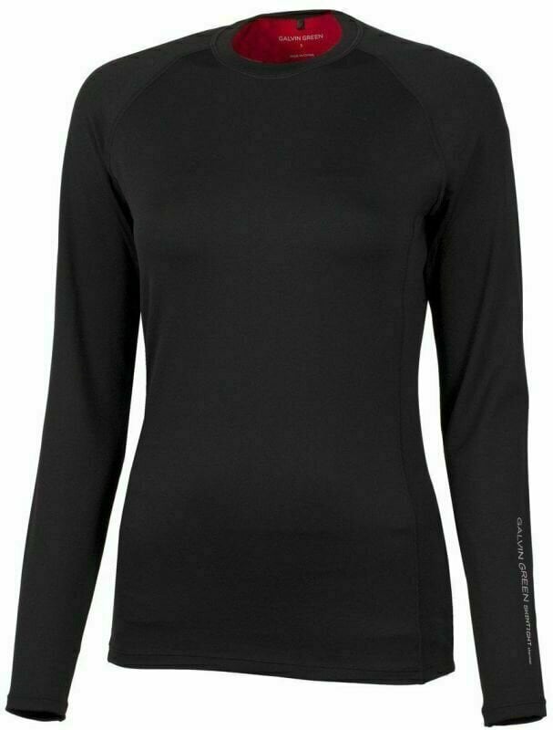 Vêtements thermiques Galvin Green Elaine Skintight Thermal Black/Red M