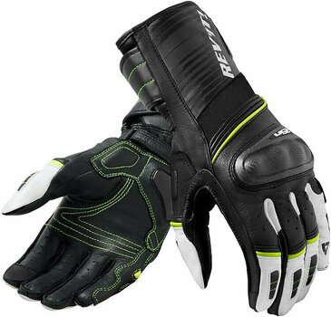 Motorcycle Gloves Rev'it! Gloves RSR 4 Black/Neon Yellow XL Motorcycle Gloves - 1
