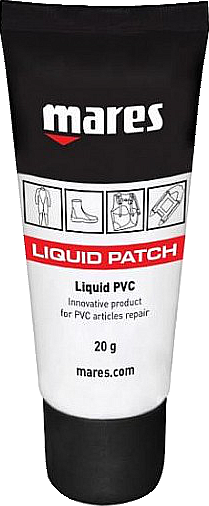 Izdelek za nego potapljanja Mares Liquid PVC Patch Black