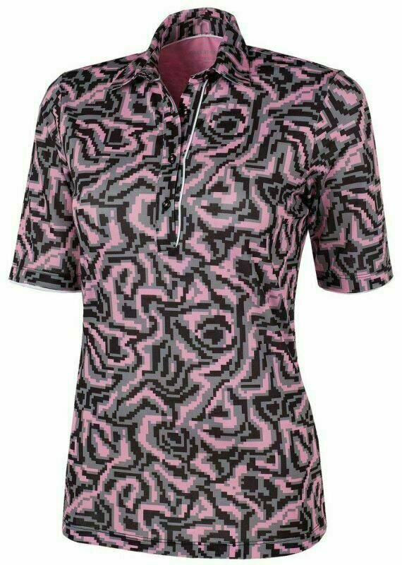 Polo košeľa Galvin Green Marissa Ventil8+ Blush Pink/Black/Grey M
