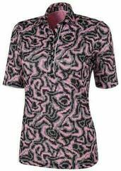 Polo košeľa Galvin Green Marissa Ventil8+ Blush Pink/Black/Grey M Polo košeľa