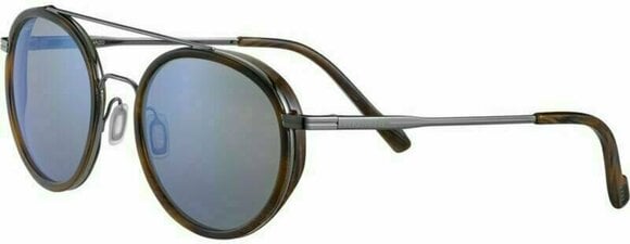 Lifestyle Glasses Serengeti Geary Brown Buffalo/Shiny Gunmetal/Mineral Polarized Blue M Lifestyle Glasses - 1
