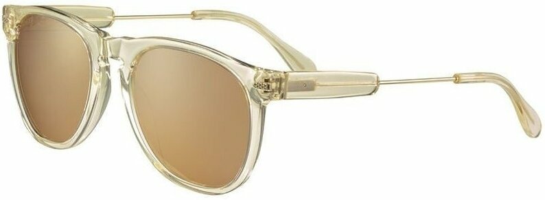 Életmód szemüveg Serengeti Amboy Crystal Champagne/Shiny Light Gold/Mineral Polarized Drivers Gold Életmód szemüveg